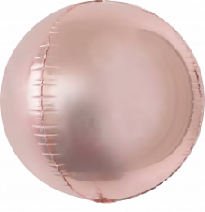 Шар Сфера 3D, Розовое Золото (в упаковке)