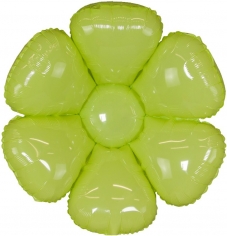 Шар Мини-фигура Цветок, Ромашка, Зеленый (в упаковке)