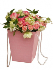 Набор коробок для цветов Розовый