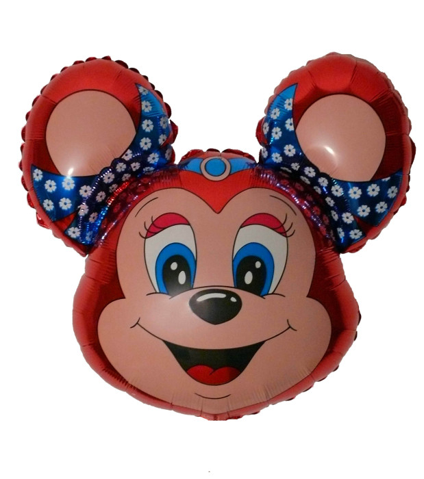 Шар Фигура, Бабси-маус (красный) / Mouse (в упаковке)