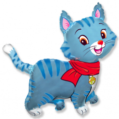 Шар Фигура, Мой милый котенок (Голубой) / Lovely Cat (в упаковке)