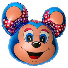 Шар Фигура, Бабси-маус (синий) / Mouse (в упаковке)
