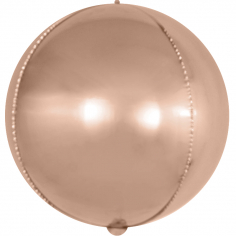 Шар Мини-сфера 3D, Розовое Золото (в упаковке)