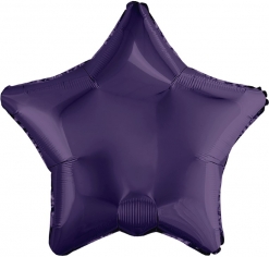 Шар Звезда Темно-фиолетовый (в упаковке) 